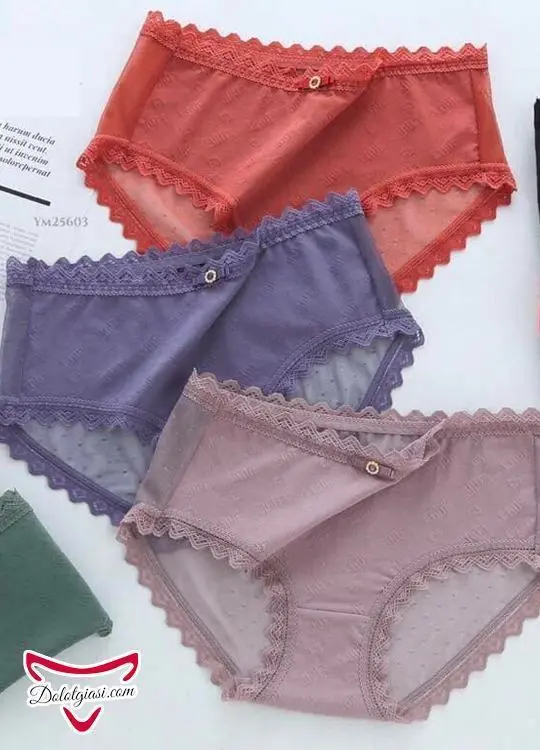 Quần lót cotton viền ren cao cấp QC9 Quần lót cotton viền ren cao cấp QC9
