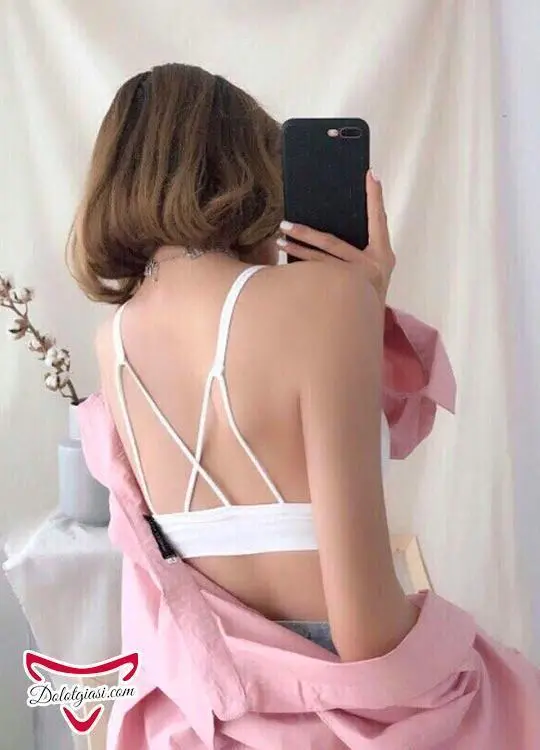 Áo bra cotton đan dây chéo ngực cao cấp AB12