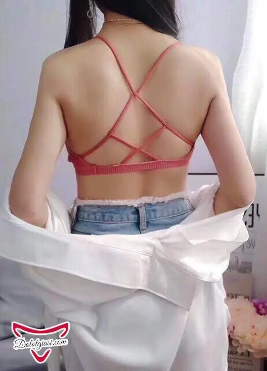 Áo bra cotton gân tăm kiểu nơ cao cấp AB16