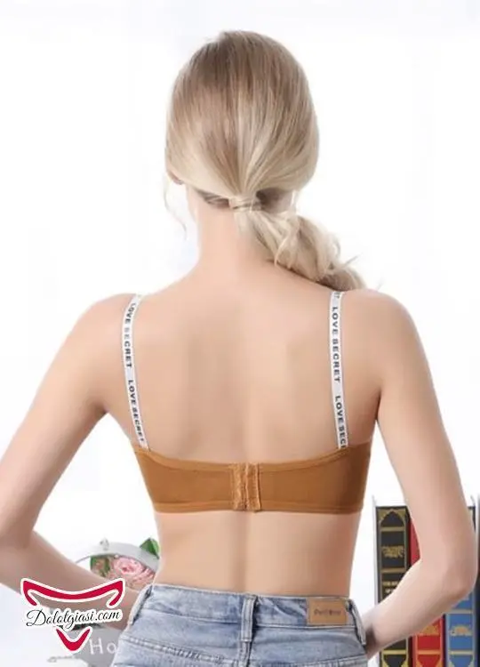 Áo bra cotton quai đeo chữ love cao cấp AB18