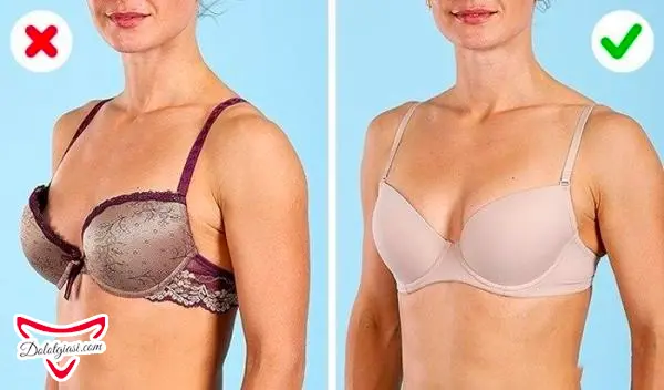 Không nên mặc áo bra quá rộng so với vòng 1