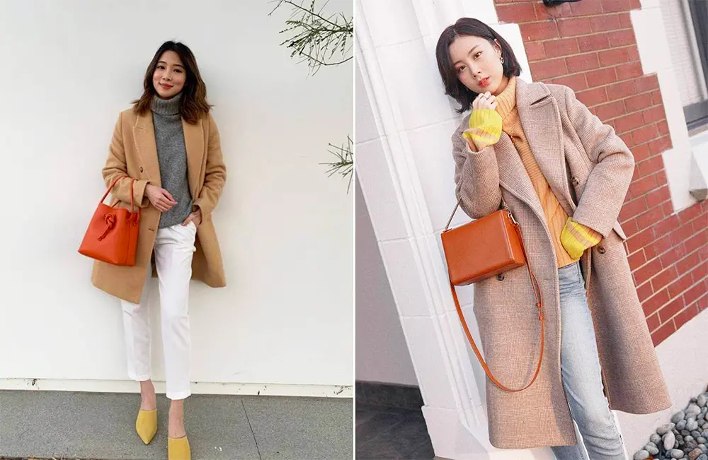 Ulzzang là gì - Top 10+ phong cách mix đồ kiểu Hàn cực chất! 11 Áo len cổ cao cùng với áo dạ dáng dài được nhiều Ulzzang ưa chuộng