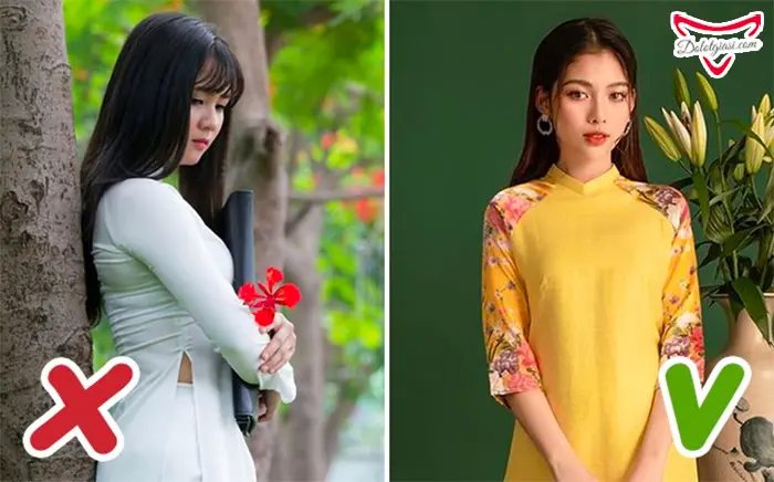 Áo ngực mặc áo dài - 6 lưu ý các nàng PHẢI BIẾT! ✅ 2 Lỗi áo ngực quá chật khi mặc áo dài
