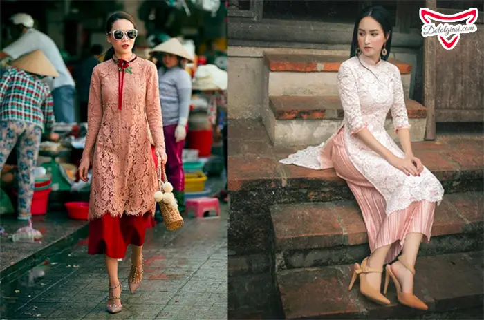 Áo ngực mặc áo dài - 6 lưu ý các nàng PHẢI BIẾT! ✅ 6 Nên chọn áo ngực tone sur tone màu sắc với màu áo dài